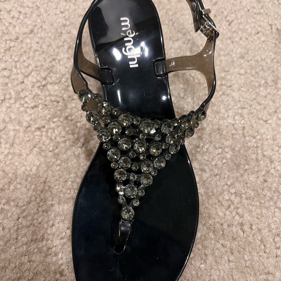 Menghi Rhinestone Sandal Heels - Picture 7 of 9